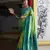Kimisha pista silk blend banarasi saree with unstitched blouse piece
