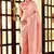 Kimisha women's pink silk blend kanjeevaram saree with unstitched blouse piece