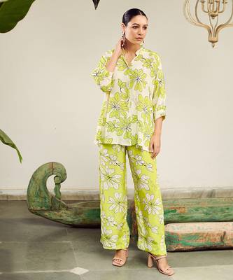 Summer sorbet neon digital printed co-ord set 2