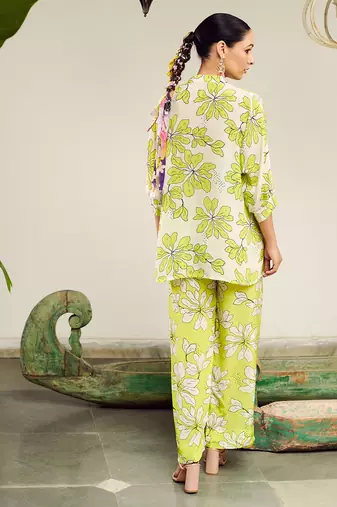 Summer sorbet neon digital printed co-ord set