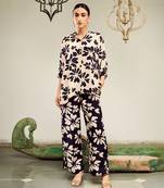 Summer sorbet green floral digital printed co-ord set