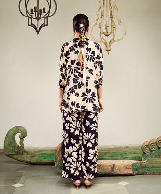 Summer sorbet green floral digital printed co-ord set 2