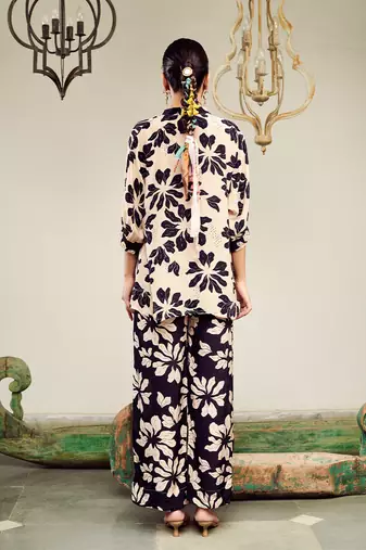 Summer sorbet green floral digital printed co-ord set