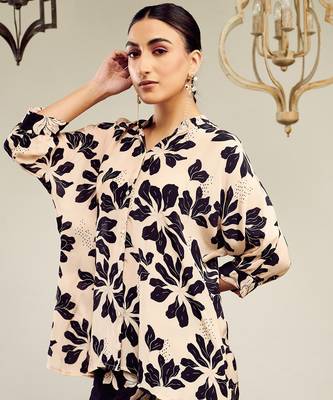 Summer sorbet green floral digital printed co-ord set 3