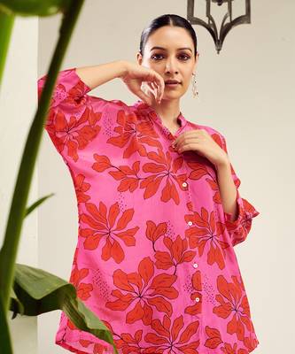 Summer sorbet green floral digital printed co-ord set 4