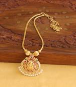 Temple lakshmi golden necklace
