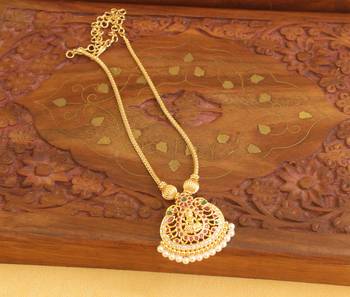Temple lakshmi golden necklace 2
