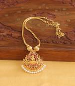 Temple lakshmi golden necklace