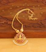 Temple lakshmi golden necklace
