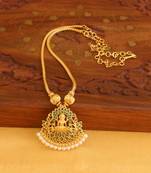 Temple lakshmi golden necklace