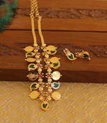 Kerala style mango coin palakka necklace