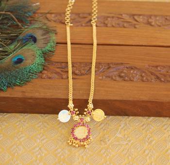 Kerala style kasu coin necklace 1