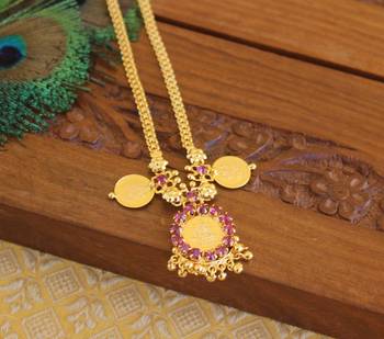 Kerala style kasu coin necklace 3