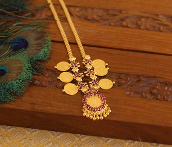 Kerala style kasu coin necklace 3