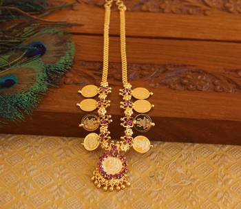 Kerala style kasu coin necklace 1