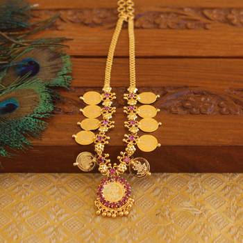 Kerala style kasu coin necklace 1