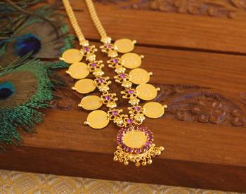 Kerala style kasu coin necklace 3