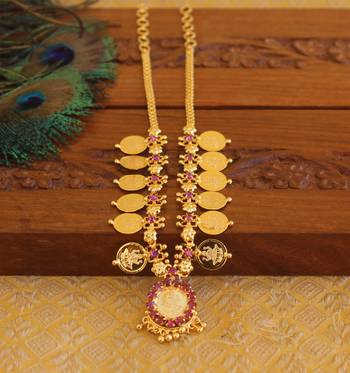 Kerala style kasu coin necklace 1