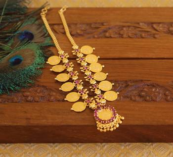 Kerala style kasu coin necklace 3