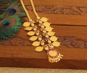 Kerala style kasu coin necklace 4