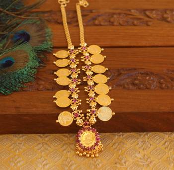 Kerala style kasu coin necklace 2