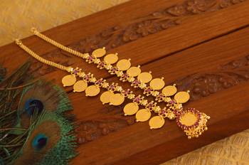 Kerala style kasu coin necklace 4