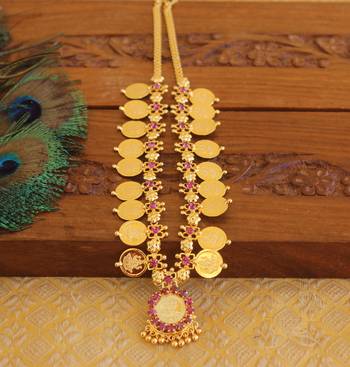 Kerala style kasu coin necklace 1