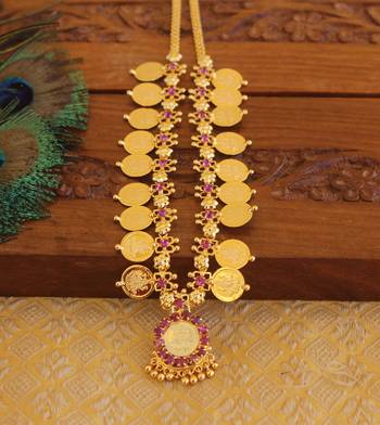 Kerala style kasu coin necklace 2