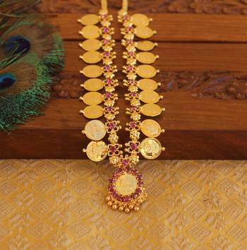 Kerala style kasu coin necklace 2