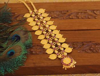 Kerala style kasu coin necklace 3