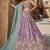 Lavender Satin Silk Sequins embroidery Semi-Stitched Lehenga choli & Dupatta