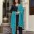 Velvet Embroidery Salwar Suit Set Kurta Pant with Dupatta