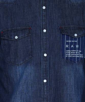 Men's denim casual shirt shirt for men | double pocket denim shirt for men 4