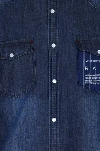 Men's denim casual shirt shirt for men | double pocket denim shirt for men