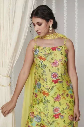Bagicha neon sharara set set of 3