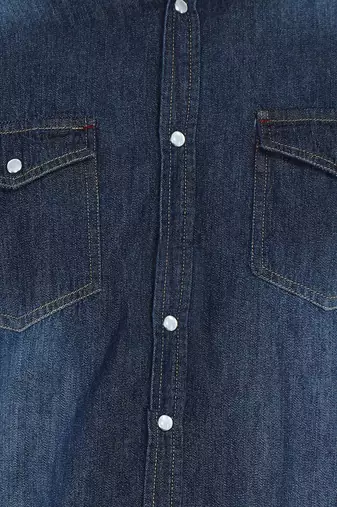 Men's denim casual shirt | double pocket shirt