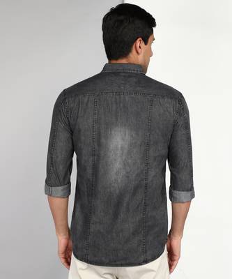 Men's denim casual shirt | double pocket shirt 2