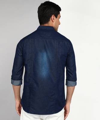 Men's denim casual shirt | double pocket shirt 2