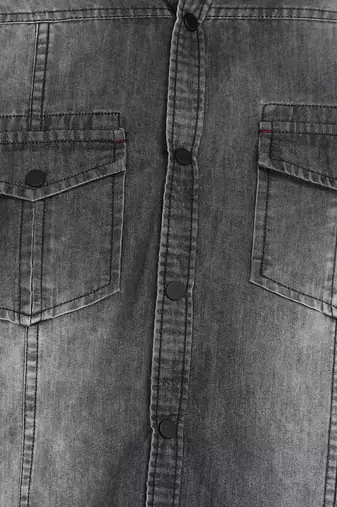 Men's denim casual shirt | double pocket shirt