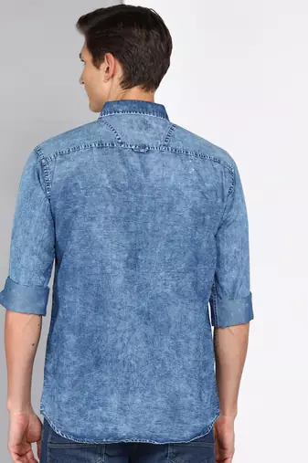   men's denim casual shirt | denim shirt for men