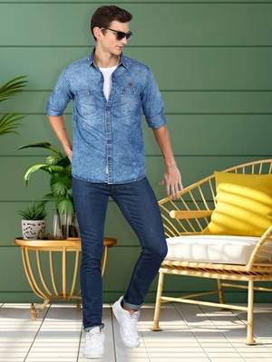   men's denim casual shirt | denim shirt for men 3