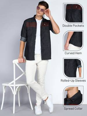 Men's denim casual shirt | denim shirt for men 5