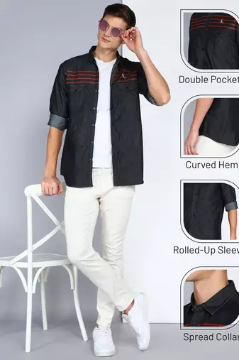 Men's denim casual shirt | denim shirt for men