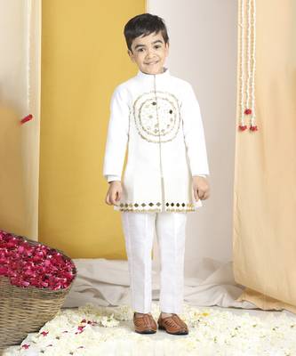 Acrylic work on sherwani 3