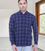 Men's slim fit cotton casual shirt | men's checkered shirt