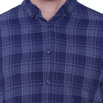 Men's slim fit cotton casual shirt | men's checkered shirt 4