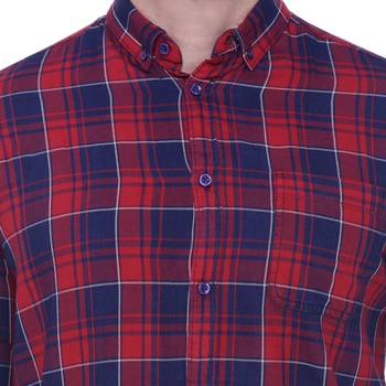 Men's slim fit cotton casual shirt | men's checkered shirt 4