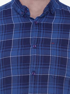 Men's slim fit cotton casual shirt | men's checkered shirt 4