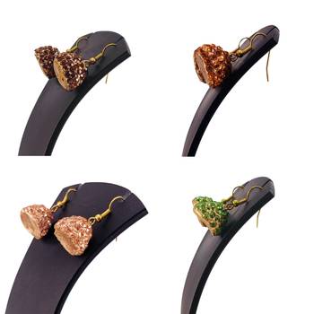 Size-1 inch multi stone stud lakh jhumki combo 4