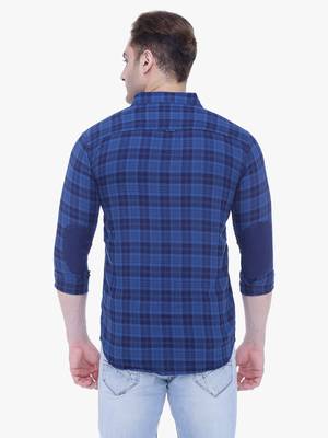 Men's slim fit cotton casual shirt  | men's checkered shirt 2